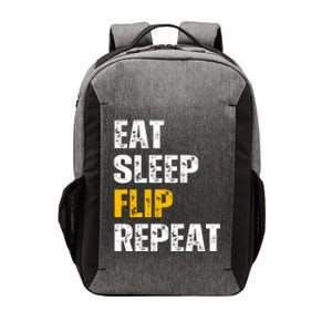 Eat Sleep Flip Repeat Funny Gymnastics Parkour Flipping Vector Backpack