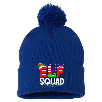 Elf Squad Funny Group Family Matching Christmas Pajamas Xmas Gift Pom Pom 12in Knit Beanie