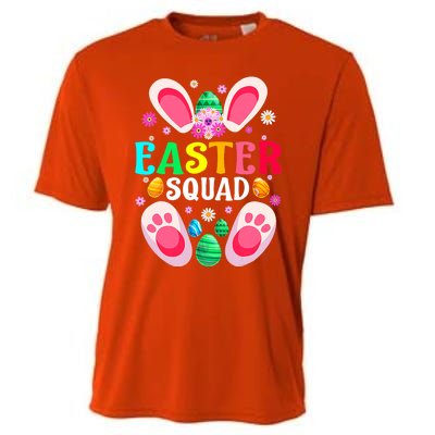 Easter Squad Family Matching Easter Day Bunny Egg Hunt Group Gift Cooling Performance Crew T-Shirt