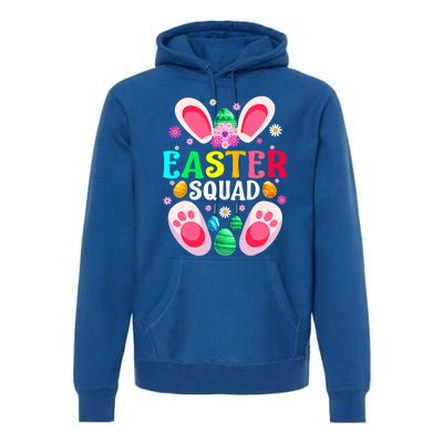 Easter Squad Family Matching Easter Day Bunny Egg Hunt Group Gift Premium Hoodie