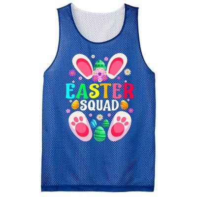 Easter Squad Family Matching Easter Day Bunny Egg Hunt Group Gift Mesh Reversible Basketball Jersey Tank