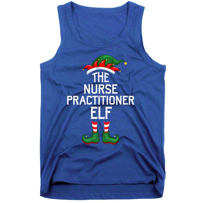 Elf Squad Family Matching Nurse Practitioner Elf Christmas Gift Tank Top