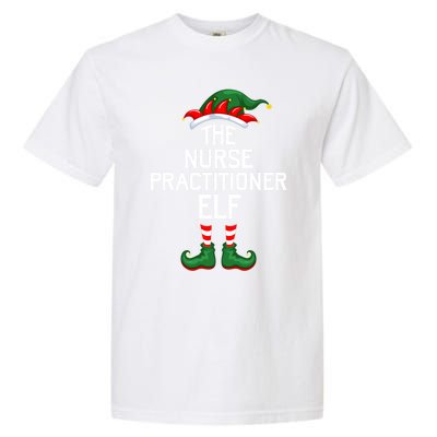 Elf Squad Family Matching Nurse Practitioner Elf Christmas Gift Garment-Dyed Heavyweight T-Shirt