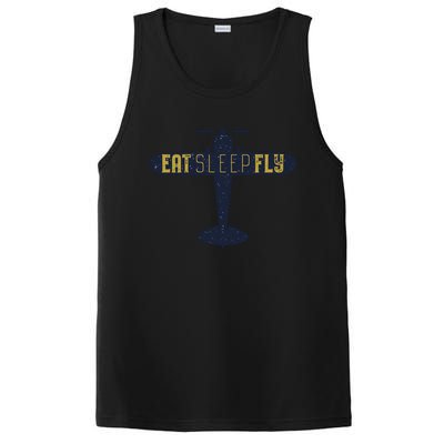 Eat Sleep Fly Gift PosiCharge Competitor Tank