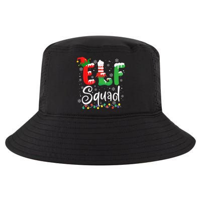 Elf Squad Funny Elf Family Christmas Matching Pajamas Xmas Cool Comfort Performance Bucket Hat