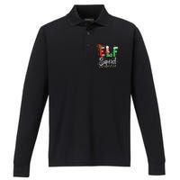 Elf Squad Funny Elf Family Christmas Matching Pajamas Xmas Performance Long Sleeve Polo