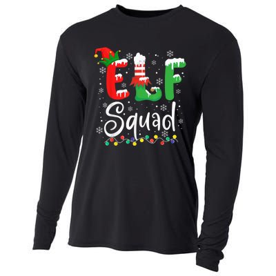 Elf Squad Funny Elf Family Christmas Matching Pajamas Xmas Cooling Performance Long Sleeve Crew