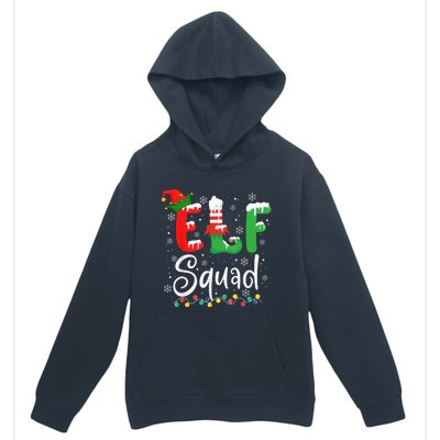 Elf Squad Funny Elf Family Christmas Matching Pajamas Xmas Urban Pullover Hoodie