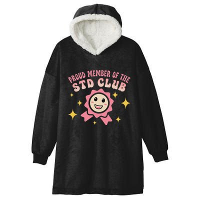 Embarrassing Std Funny Inappropriate Hilarious Hooded Wearable Blanket
