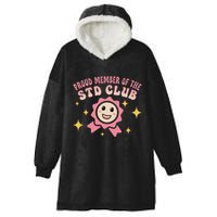 Embarrassing Std Funny Inappropriate Hilarious Hooded Wearable Blanket