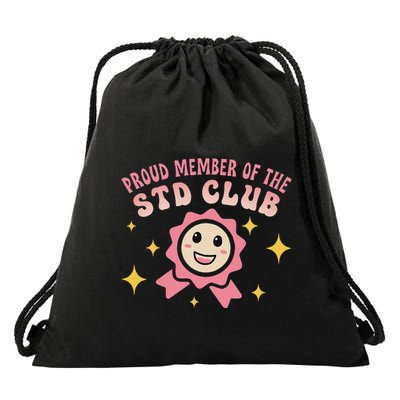 Embarrassing Std Funny Inappropriate Hilarious Drawstring Bag