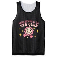 Embarrassing Std Funny Inappropriate Hilarious Mesh Reversible Basketball Jersey Tank