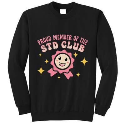 Embarrassing Std Funny Inappropriate Hilarious Tall Sweatshirt