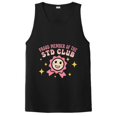 Embarrassing Std Funny Inappropriate Hilarious PosiCharge Competitor Tank