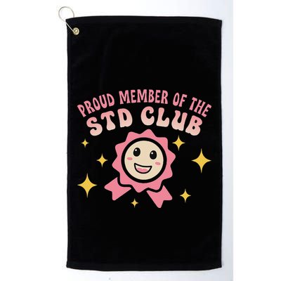Embarrassing Std Funny Inappropriate Hilarious Golf Towel