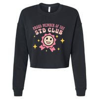 Embarrassing Std Funny Inappropriate Hilarious Cropped Pullover Crew