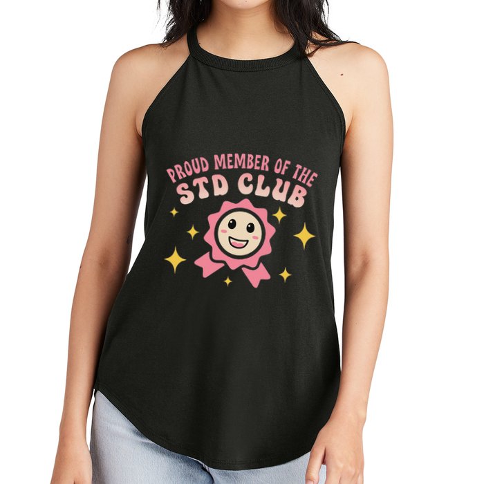 Embarrassing Std Funny Inappropriate Hilarious Women's Perfect Tri Rocker Tank