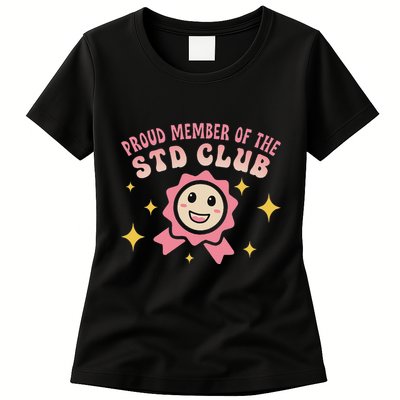Embarrassing Std Funny Inappropriate Hilarious Womens T-Shirt