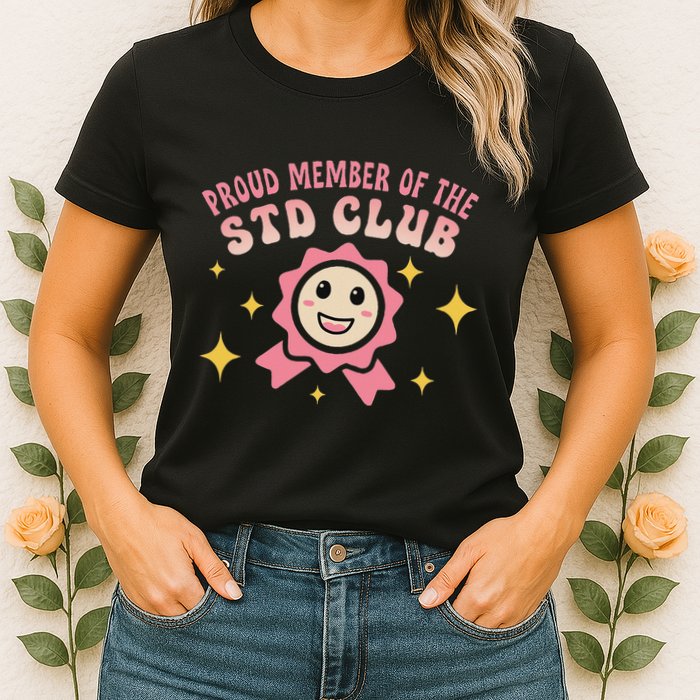 Embarrassing Std Funny Inappropriate Hilarious Womens T-Shirt