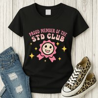 Embarrassing Std Funny Inappropriate Hilarious Womens T-Shirt