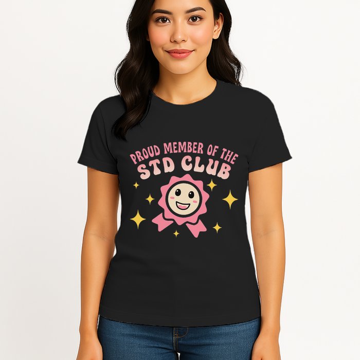 Embarrassing Std Funny Inappropriate Hilarious Womens T-Shirt