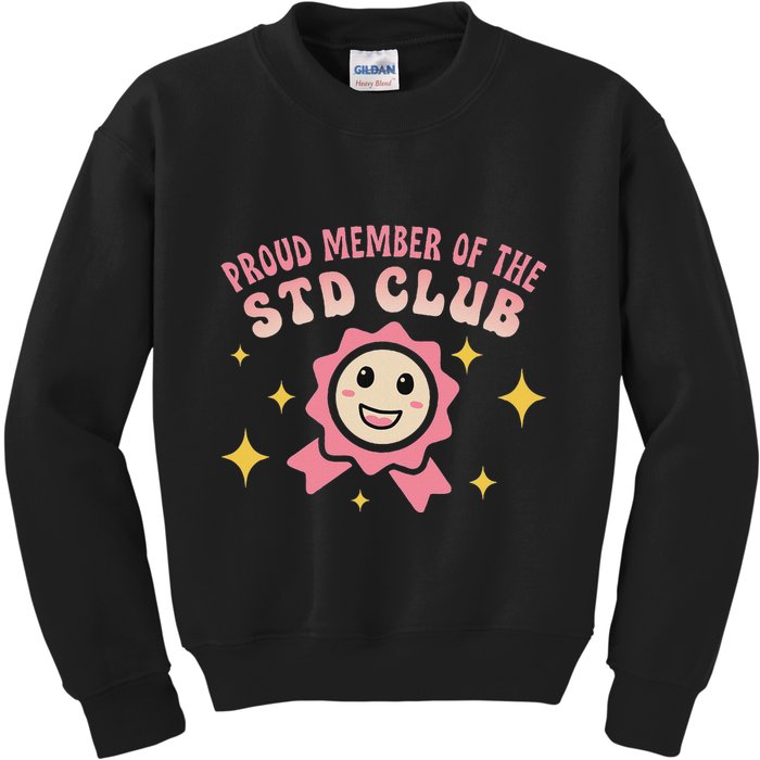 Embarrassing Std Funny Inappropriate Hilarious Kids Sweatshirt