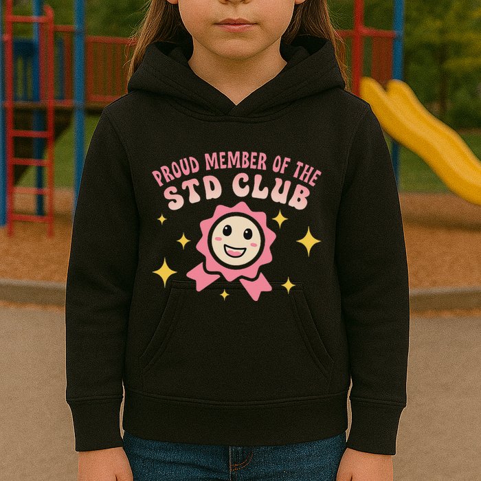 Embarrassing Std Funny Inappropriate Hilarious Kids Hoodie