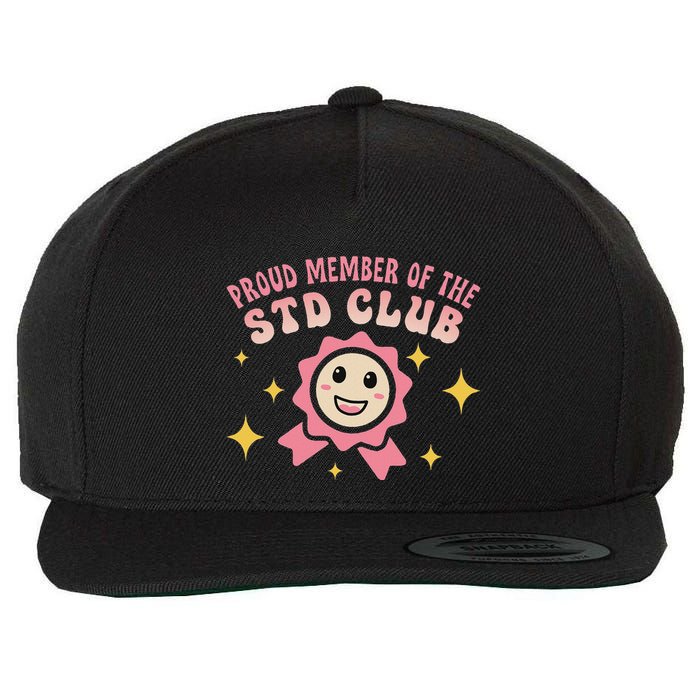 Embarrassing Std Funny Inappropriate Hilarious Wool Snapback Cap