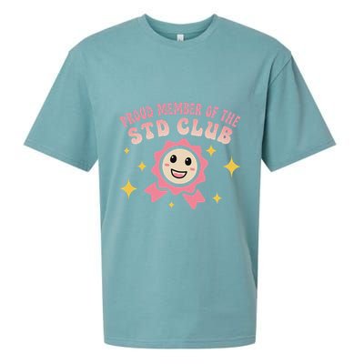 Embarrassing Std Funny Inappropriate Hilarious Sueded Cloud Jersey T-Shirt