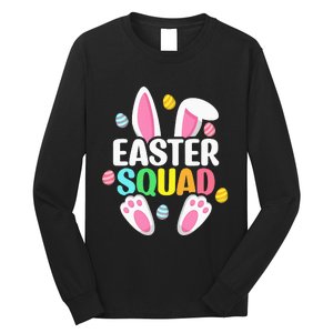 Easter Squad Family Matching Easter Day Bunny Egg Hunt Long Sleeve Shirt