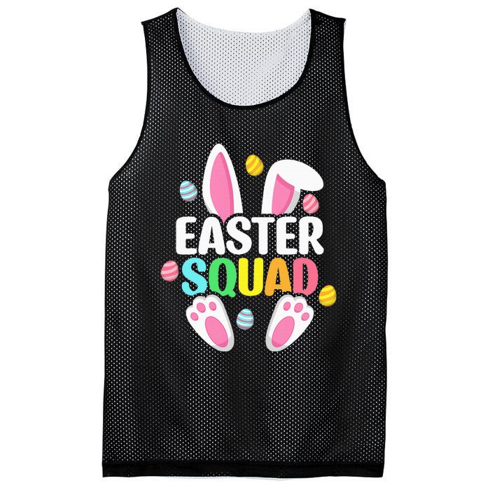 Easter Squad Family Matching Easter Day Bunny Egg Hunt Mesh Reversible Basketball Jersey Tank