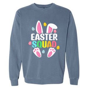 Easter Squad Family Matching Easter Day Bunny Egg Hunt Garment-Dyed Sweatshirt