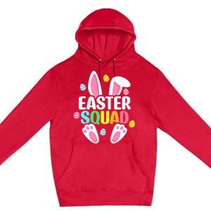 Easter Squad Family Matching Easter Day Bunny Egg Hunt Premium Pullover Hoodie