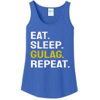 Eat Sleep Gulag Repeat Gamer Gift Funny Video Game Gulag Gift Ladies Essential Tank