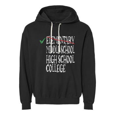 Elementary School Graduation 6th Grade Graduation Garment-Dyed Fleece Hoodie