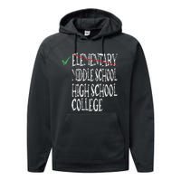 Elementary School Graduation 6th Grade Graduation Performance Fleece Hoodie