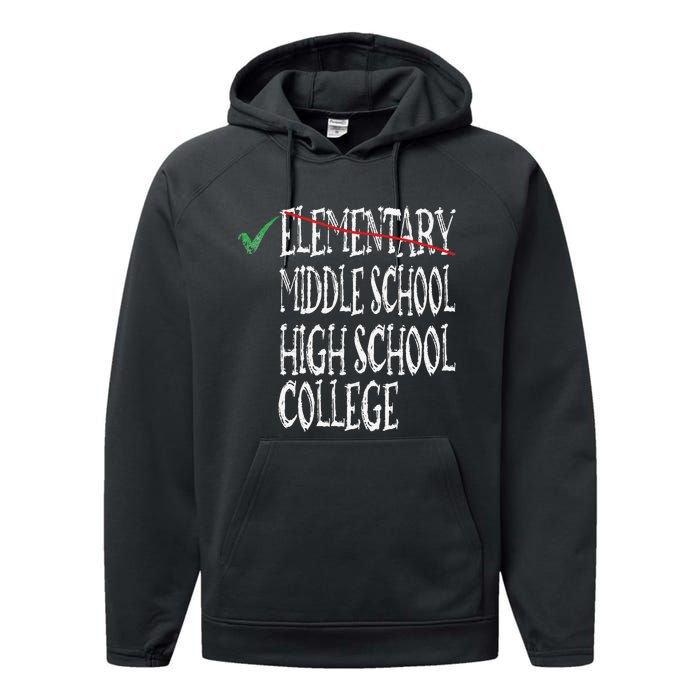 Elementary School Graduation 6th Grade Graduation Performance Fleece Hoodie