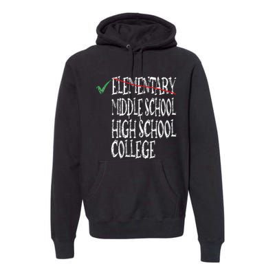 Elementary School Graduation 6th Grade Graduation Premium Hoodie