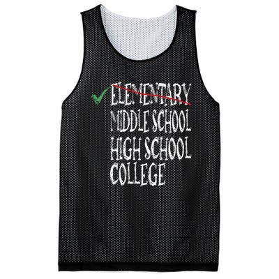 Elementary School Graduation 6th Grade Graduation Mesh Reversible Basketball Jersey Tank