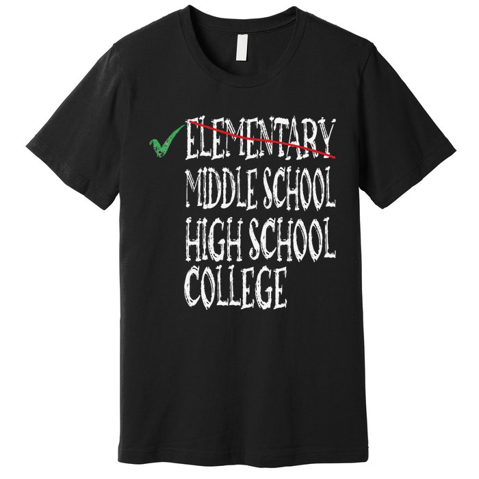 Elementary School Graduation 6th Grade Graduation Premium T-Shirt