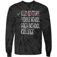 Elementary School Graduation 6th Grade Graduation Tie-Dye Long Sleeve Shirt