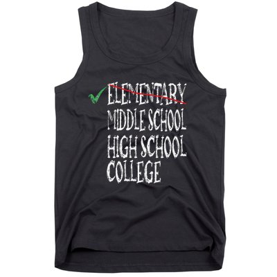 Elementary School Graduation 6th Grade Graduation Tank Top