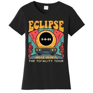 Eclipse Solar Groove Totality Tour_ Retro 4.8.24 Women's T-Shirt