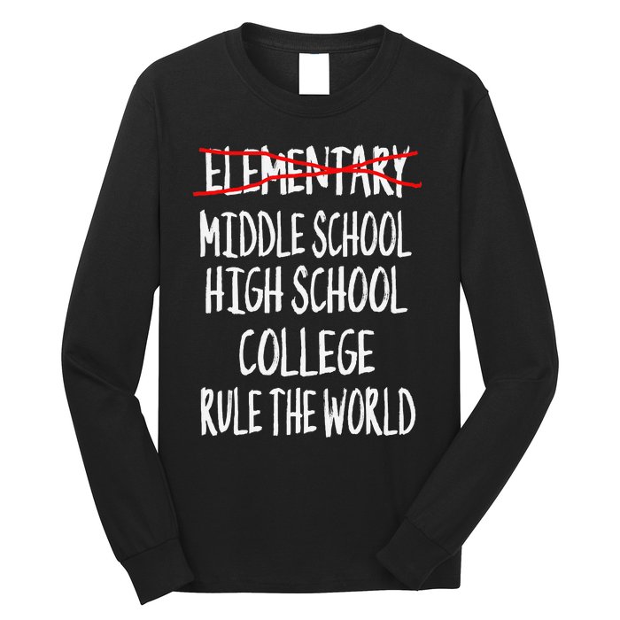 Elementary School Graduation Gifts 6th Grade Graduation Long Sleeve Shirt