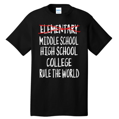 Elementary School Graduation Gifts 6th Grade Graduation Tall T-Shirt