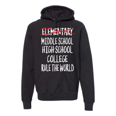 Elementary School Graduation Gifts 6th Grade Graduation Premium Hoodie