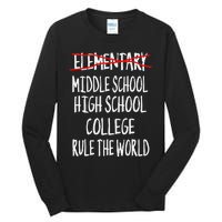 Elementary School Graduation Gifts 6th Grade Graduation Tall Long Sleeve T-Shirt