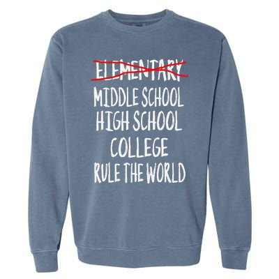 Elementary School Graduation Gifts 6th Grade Graduation Garment-Dyed Sweatshirt