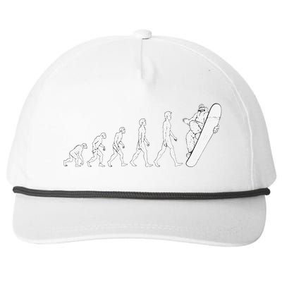 Evolution Snowboarding Great Gifts Snowboard Snapback Five-Panel Rope Hat