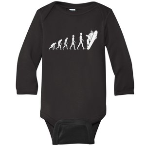 Evolution Snowboarding Great Gifts Snowboard Baby Long Sleeve Bodysuit